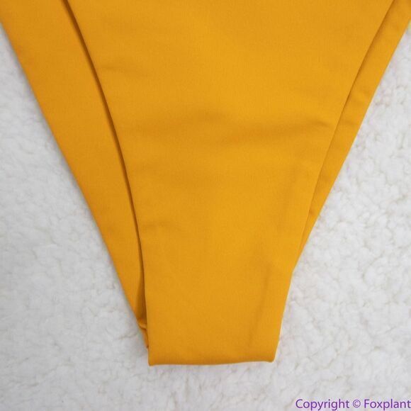 NEW Toast Swim String Bikini Bottom in Marigold, M - Picture 9 of 16